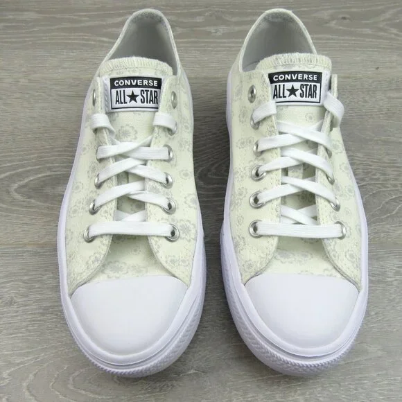 Converse Chuck Taylor All Star Move OX Floral Shoes Women's Size 8 NEW - Picture 6 of 15